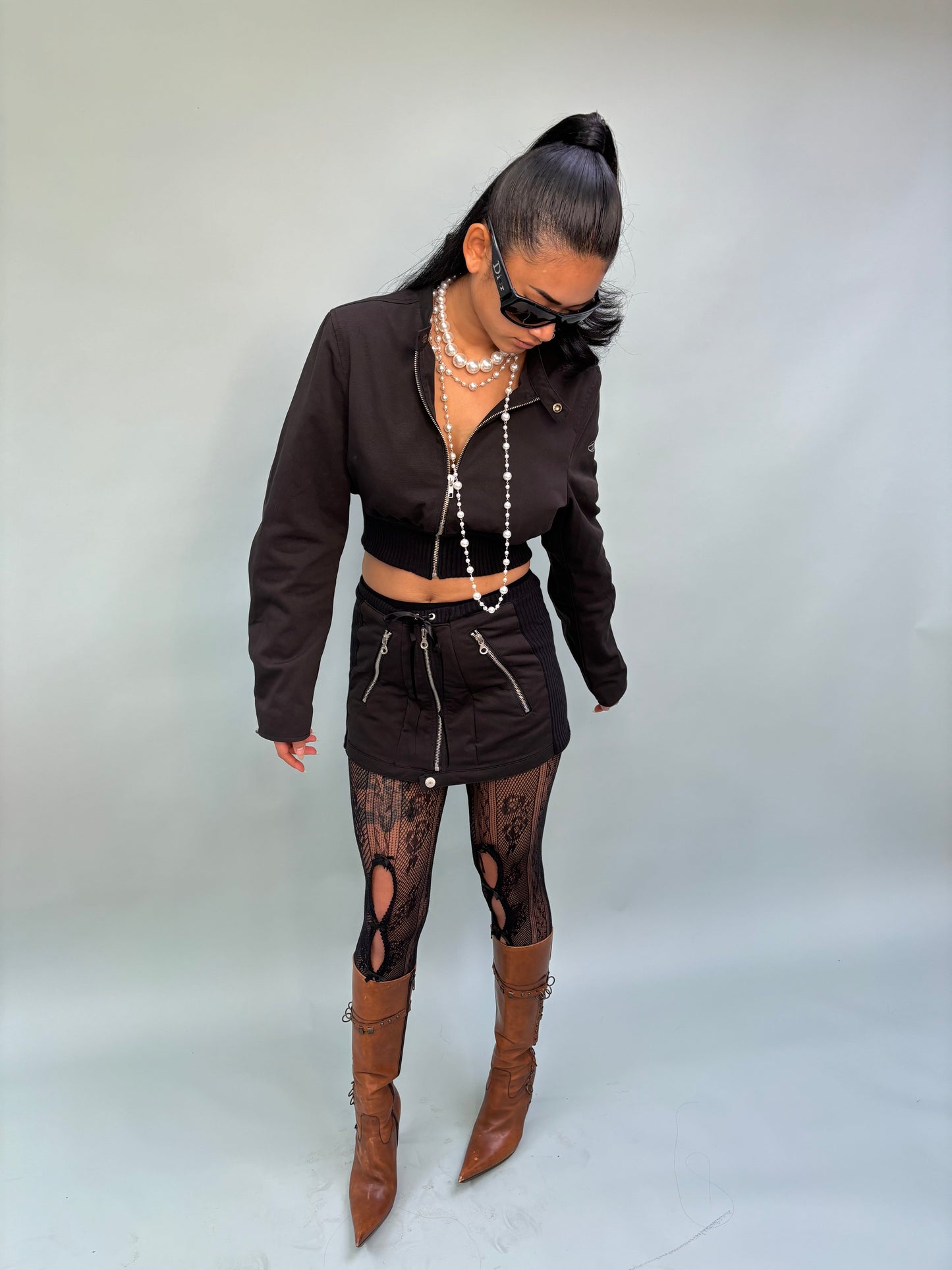 ZIP COQUETTE SKIRT