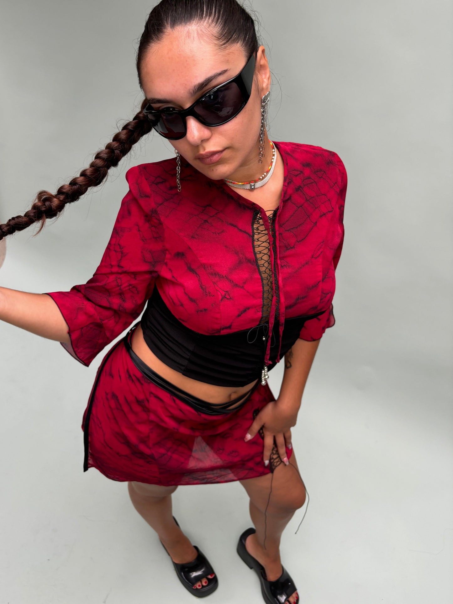 RED MATCHING set