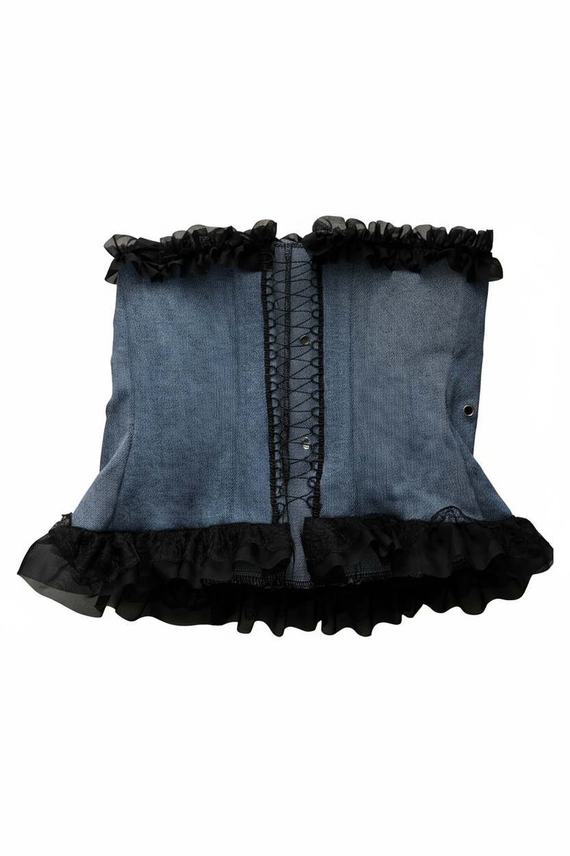 EYELET JEANS CORSET